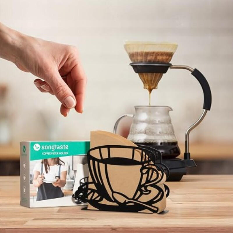 Roostevabast terasest V1V2 kohvifiltri paberihoidja kohvitassi kujuga paberrätikuhoidja majapidamiskontori lauaarvuti kohvinõud teenõud