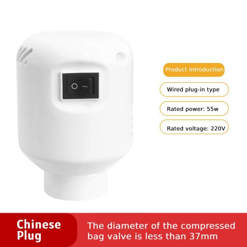 Galingas vakuuminis siurblys Elektrinis oro siurblys Vakuuminis sandarus kompresinis maišelis drabužių laikymo maišams Elektrinis sandarinimo aparatas 220V 55W