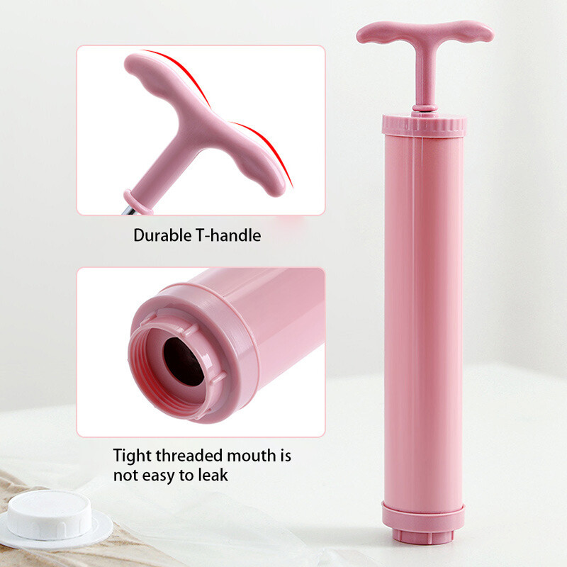 Käsitsi riided Vaakumkott Imemisõhupump Toidu kokkusurumine Säilituskotid Pumpamistööriistade korraldus majapidamises õues