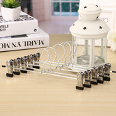 Αντιανεμική σχάρα παντελονιών πολλαπλών χρήσεων, κλιπ ντουλάπας παντελόνι στεγνώματος ρούχων, αντιολισθητική κρεμάστρα ρούχων, 10 τεμάχια