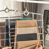 Kerge Luksus Mitmekihiline Kodu Ühiselamud Libisemiskindlad Multifunktsionaalsed püksid Hoiuriiulid Riiderihmad Sorteerimine Rippus Artefakt