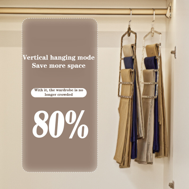 Kerge Luksus Mitmekihiline Kodu Ühiselamud Libisemiskindlad Multifunktsionaalsed püksid Hoiuriiulid Riiderihmad Sorteerimine Rippus Artefakt