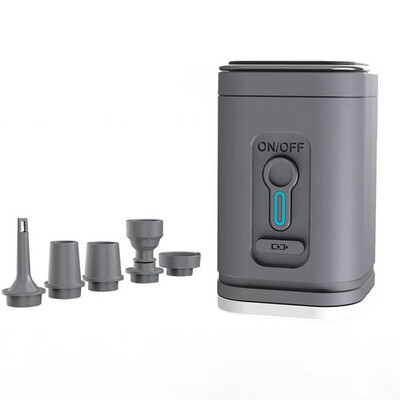 Мини електрическа надуваема помпа 1200mAh батерия акумулаторна помпа Мини помпа за надуване/дефлатор за плувни халки Надуваем матрак Легло