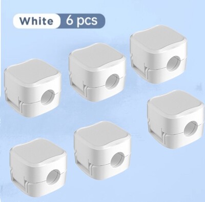 Joyroom Magnetic Cable Clips Cables Ομαλή ρυθμιζόμενη βάση καλωδίου κάτω από το γραφείο Διαχείριση καλωδίων Wire Keeper Wires Organizers θήκη