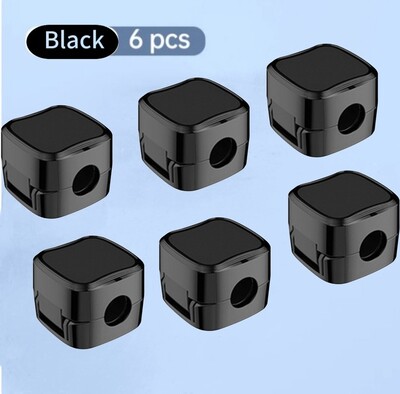 Joyroom Magnetic Cable Clips Cables Ομαλή ρυθμιζόμενη βάση καλωδίου κάτω από το γραφείο Διαχείριση καλωδίων Wire Keeper Wires Organizers θήκη