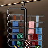 1 τμχ αναδιπλούμενη σχάρα παντελονιών, οικιακή κρεμάστρα με κλιπ παντελονιού, ειδική κρεμάστρα παντελονιών πολλαπλών στρώσεων, πολυλειτουργική κρεμάστρα παντελονιών, απρόσκοπτη αντιολισθητική αποθήκευση παντελονιών