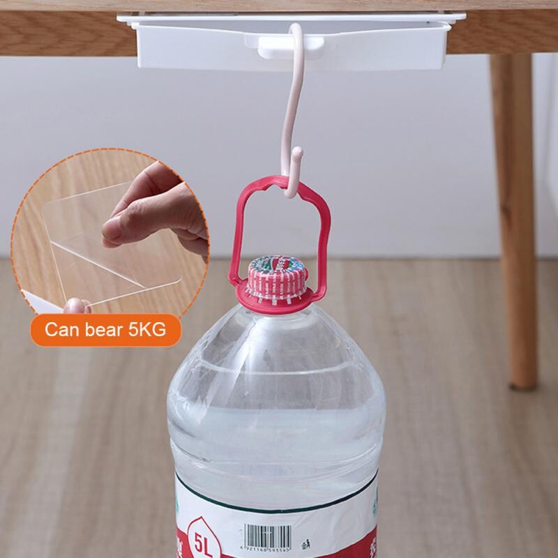 Isekleepuv hoiukarbi auk Vaba kapi viimistluskarp Peidetud kirjatarvete karp kontorilaua all Isekleepuv sahtli hoiukoht