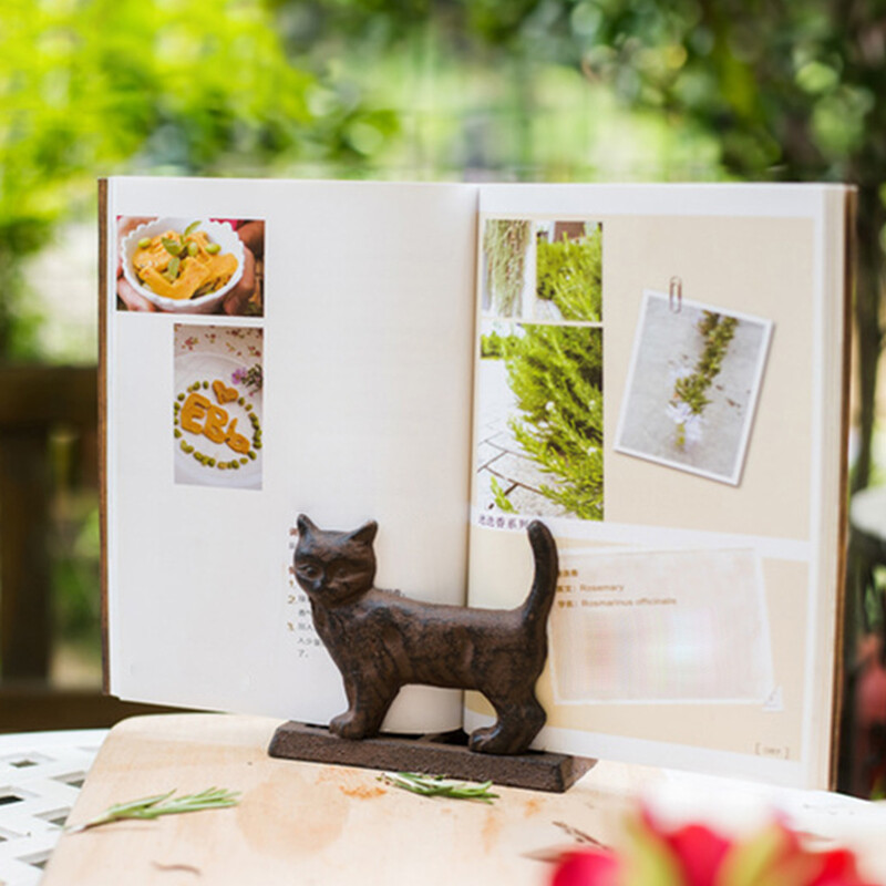 Retro salvrätikuhoidja Vintage stiilis töölauaehitis Mitmekülgne kokaraamatute alus peolaua jaoks piknikukohvik