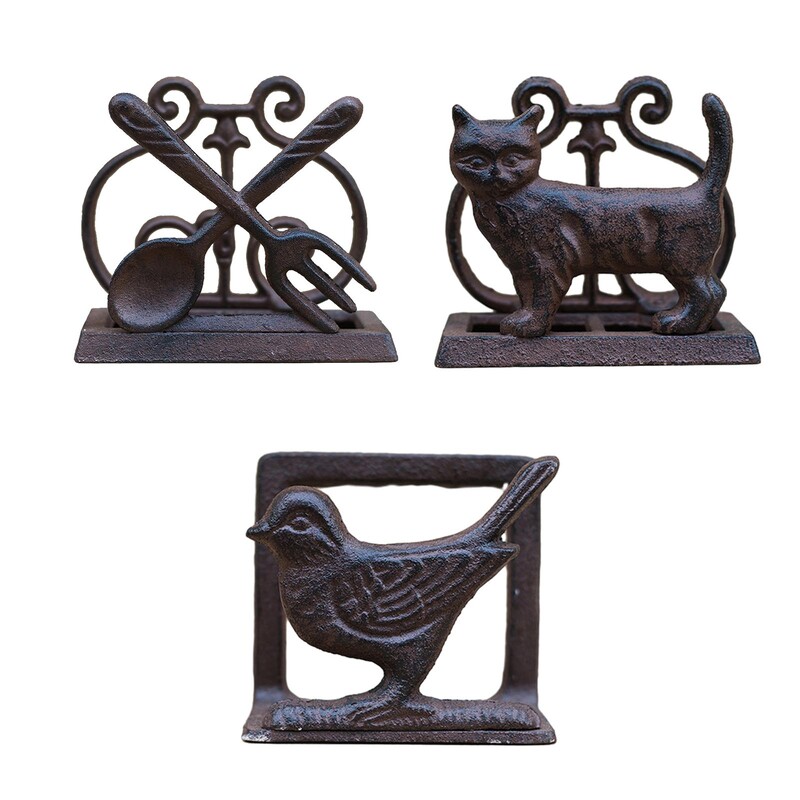 Retro salvrätikuhoidja Vintage stiilis töölauaehitis Mitmekülgne kokaraamatute alus peolaua jaoks piknikukohvik