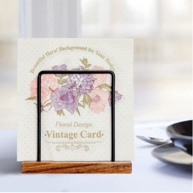 Originaalsed puiduvärvi ruumikaunistused Puidust salvrätikuhoidja Puidust käsitöösalvrätikujaotur Seisev salvrätikuhoidja