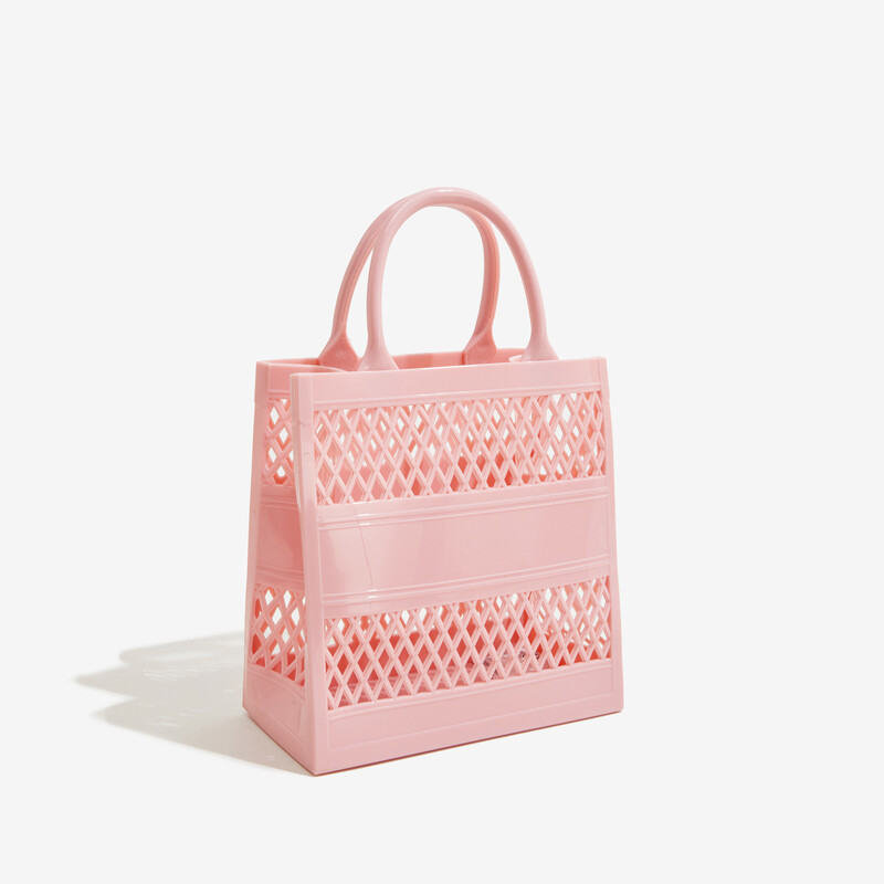 Ühe õlaga väike kandiline kott Jelly kott Crossbody kott naistele kaasaskantav hoiukott kodus ja õues kasutamiseks rannas