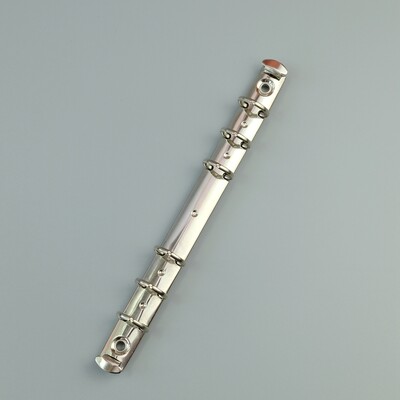 6 rõngast 1,5 cm läbimõõduga metallist spiraalköitja lahtiste lehtedega klamber A5A6/A7 sülearvuti DIY köitja tarvikud