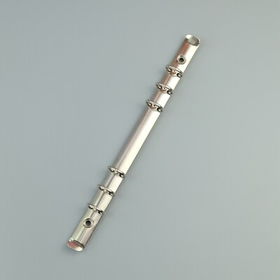 6 rõngast 1,5 cm läbimõõduga metallist spiraalköitja lahtiste lehtedega klamber A5A6/A7 sülearvuti DIY köitja tarvikud