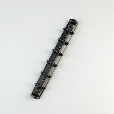 6 rõngast 1,5 cm läbimõõduga metallist spiraalköitja lahtiste lehtedega klamber A5A6/A7 sülearvuti DIY köitja tarvikud