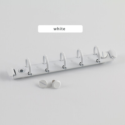 2vnt A8 15mm 20mm mini metalinis segtuvas M5 nešiojamasis kompiuteris su 5 skylutėmis mažų žiedų segtukas su varžtais Laisvų lapų įrišimo aparatūros priedai