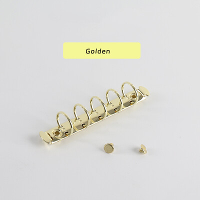 2vnt A8 15mm 20mm mini metalinis segtuvas M5 nešiojamasis kompiuteris su 5 skylutėmis mažų žiedų segtukas su varžtais Laisvų lapų įrišimo aparatūros priedai