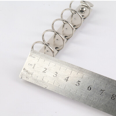 2vnt A8 15mm 20mm mini metalinis segtuvas M5 nešiojamasis kompiuteris su 5 skylutėmis mažų žiedų segtukas su varžtais Laisvų lapų įrišimo aparatūros priedai