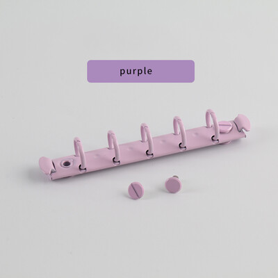 2vnt A8 15mm 20mm mini metalinis segtuvas M5 nešiojamasis kompiuteris su 5 skylutėmis mažų žiedų segtukas su varžtais Laisvų lapų įrišimo aparatūros priedai