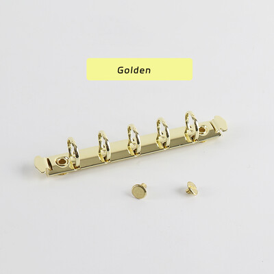 2vnt A8 15mm 20mm mini metalinis segtuvas M5 nešiojamasis kompiuteris su 5 skylutėmis mažų žiedų segtukas su varžtais Laisvų lapų įrišimo aparatūros priedai