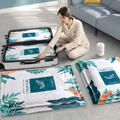 Korduvkasutatavad vaakum-hoiukotid reisimiseks Kompressioon Ruumi säästev reisimine Kodukasutus Riided Padjad Tekid Tekid Voodipesu