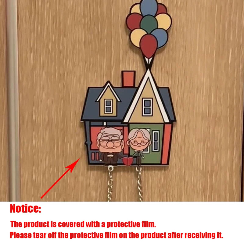 Nauja pora raktų laikiklio sienelė, apsauganti nuo praradimo raktų pakabukas meilužio raktų pakabukas namų dekoras Šaldytuvo lipdukų laikymo dekoras mergaitei, dovana