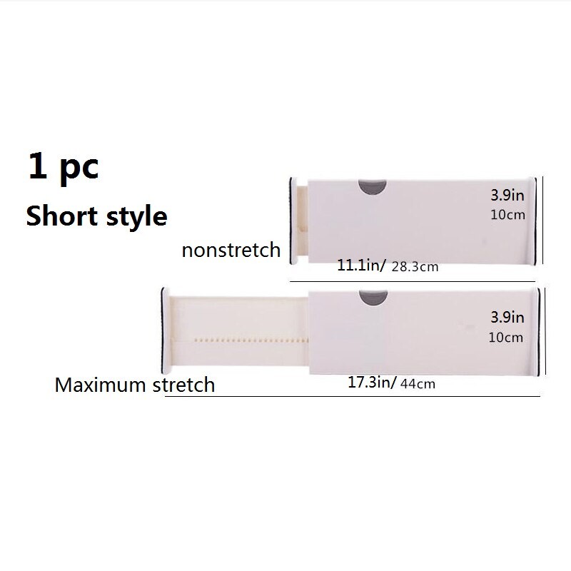 T Draw Divider Adjustable Diviers Organisation Home Λευκή πλαστική θήκη χωρισμάτων Δημιουργικά αναδιπλούμενα συρτάρια διαχωριστικά