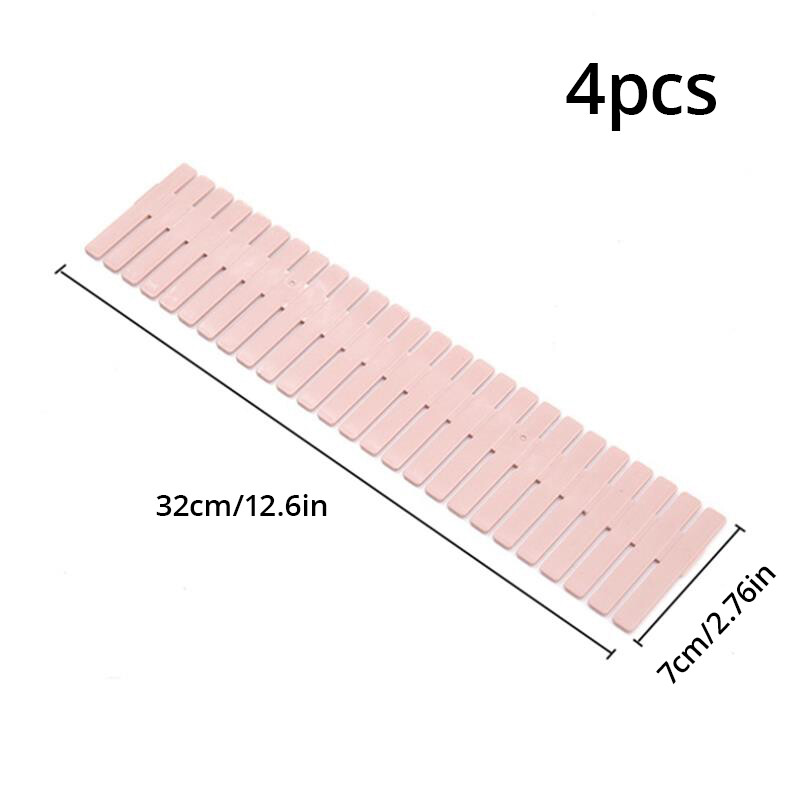 4 tk Roosa jagaja Reguleeritav majapidamiskapp kombineeritud aluspesu sokid mitmesugused esemed Cajones Escritorio sahtli korraldaja