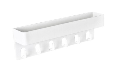 Võtmehoidja riiuliga Talumaja seinakonksud riideriiul Tugev võtmehoidja 6 konksuga postihoidja Võtmekonksud köögi jaoks