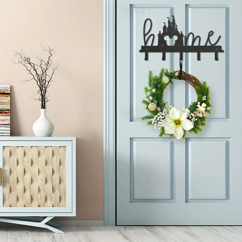 Metallist loomingulised võtmehoidjad, seinale kinnitatavad riidepuud, konksud, majapidamises kasutatavad mitmeotstarbelised riidekott Võtmekonksud seinakaunistuste riidenagi