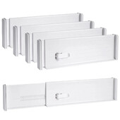 Διαχωριστικά συρταριών Ρυθμιζόμενος συνδυασμός συστολής επέκτασης κουζίνας Organizer συρταριών Πλαστικό κουτί αποθήκευσης οργανωτή