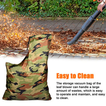 1PC Leaf Blower Vacuum Bag For Garden Lawn Yard Leaf Storage Bag Dump Cleaner Bag Shredder Dust Collection Θήκη αποθήκευσης