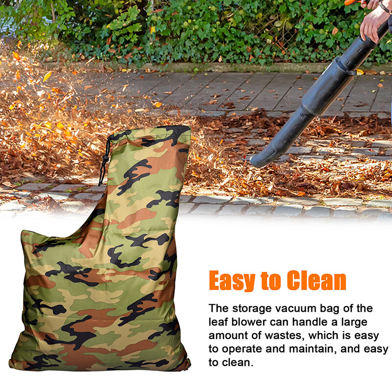1PC Вакуумна торба за вентилация на листа за градинска тревна площ Дворна чанта за съхранение на листа Dump Cleaner Bag Шредер Прахосъбираща торбичка за съхранение