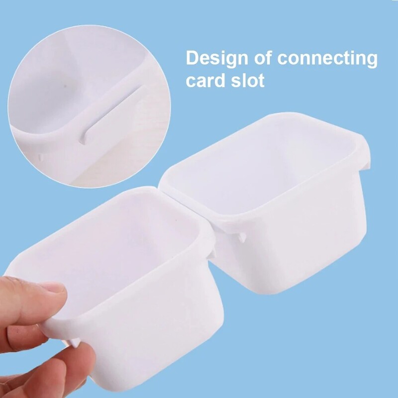 Töölaua mitmesugused sahtli hoiukarbi vaheseina artefakti saab vabalt kombineerida 8 tk kosmeetikatoodete hoiustamiskastiga