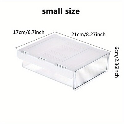 1 самозалепващ скрит органайзер за чекмеджета за офис, класна стая, шкаф, гардероб и място за съхранение