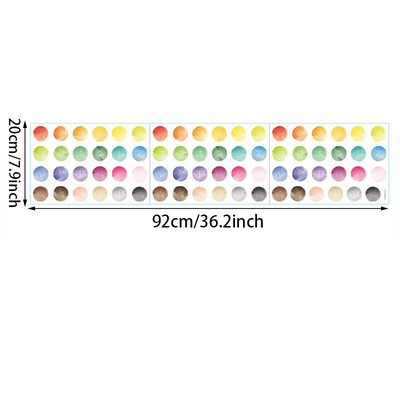 Многоцветни стикери за стена на точки Винилови стикери на точки Кръгли стикери за стена за деца, момчета, момичета, спалня, всекидневна Декорация на стена