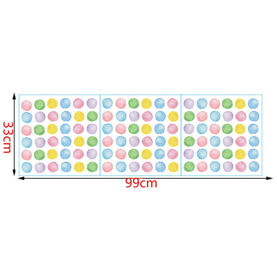 Многоцветни стикери за стена на точки Винилови стикери на точки Кръгли стикери за стена за деца, момчета, момичета, спалня, всекидневна Декорация на стена