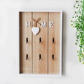 Medinė metalinė raktų kabliuko lenta Raktų laikiklis Raktų laikiklis Namų sienų apdaila Svetainės įėjimo laikymo lentyna