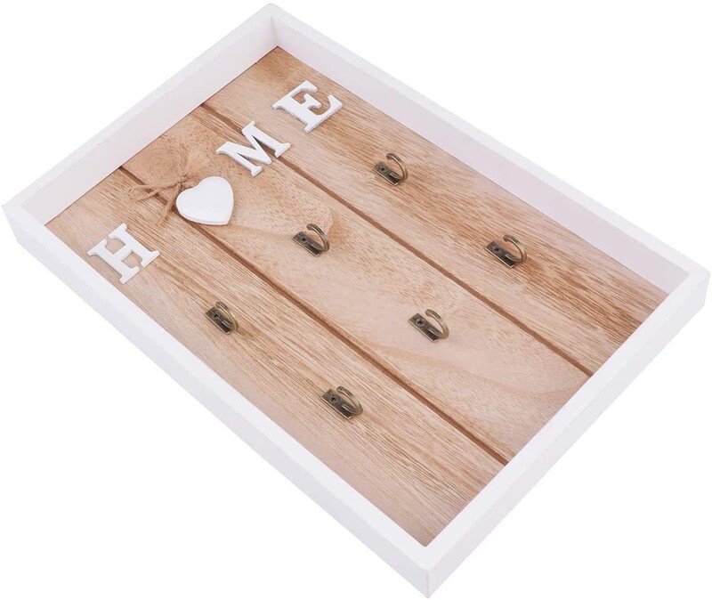 Medinė metalinė raktų kabliuko lenta Raktų laikiklis Raktų laikiklis Namų sienų apdaila Svetainės įėjimo laikymo lentyna