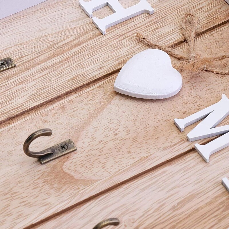 Medinė metalinė raktų kabliuko lenta Raktų laikiklis Raktų laikiklis Namų sienų apdaila Svetainės įėjimo laikymo lentyna