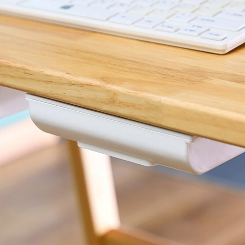 Mulgustamissahtlita hoiukast laua all Peidetud kleebised Kirjatarvete karp Mitmesugused hoiukastid Magamistoa tarvikud