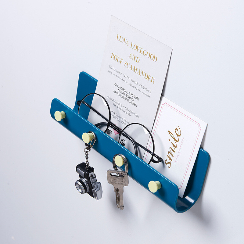 Kleepuv riiul Nordic Mitmeotstarbeline võimas köök Vannituba Sein Esik Puntsivaba veranda võtmehoidja Seinale riputatav sisekujundus