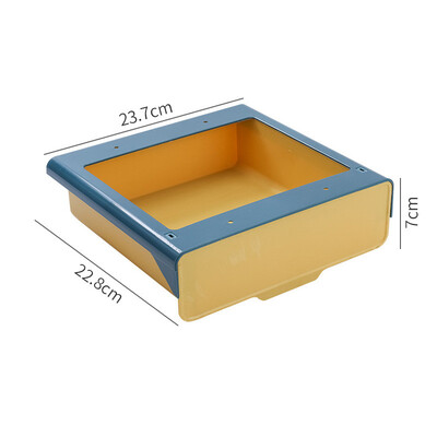 Peidetud rippuv hoiukast köögisahtel nuga kahvel lusikasalus Isekleepuv laua sahtel Kontori kirjatarvete tööriistade korraldaja