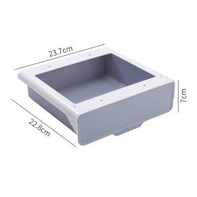 Peidetud rippuv hoiukast köögisahtel nuga kahvel lusikasalus Isekleepuv laua sahtel Kontori kirjatarvete tööriistade korraldaja