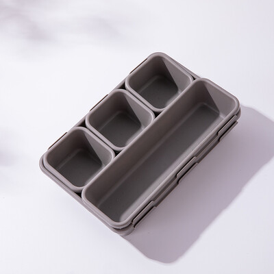 Lauaarvuti mitmesugused asjad sahtli hoiukarbi jagaja Artefaktide vaba kombineeritud kaheksaosaline kosmeetikavahendite komplekt