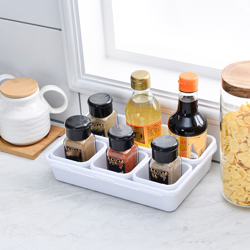 Lauaarvuti mitmesugused asjad sahtli hoiukarbi jagaja Artefaktide vaba kombineeritud kaheksaosaline kosmeetikavahendite komplekt