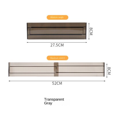 1 бр. Прозрачни разделители за чекмеджета Органайзер Регулируем шкаф за съхранение Органайзер за дрехи Чекмеджета Разделители Органайзер за кухненски чекмеджета
