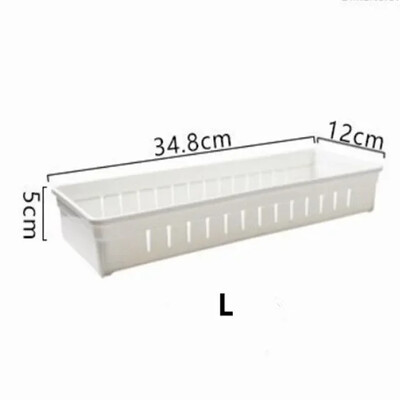 Органайзер за кухненски чекмеджета Кутия за съхранение на прибори Регулируем органайзер за шкаф с разделителна дъска Кутия за съхранение на прибори за чекмеджета