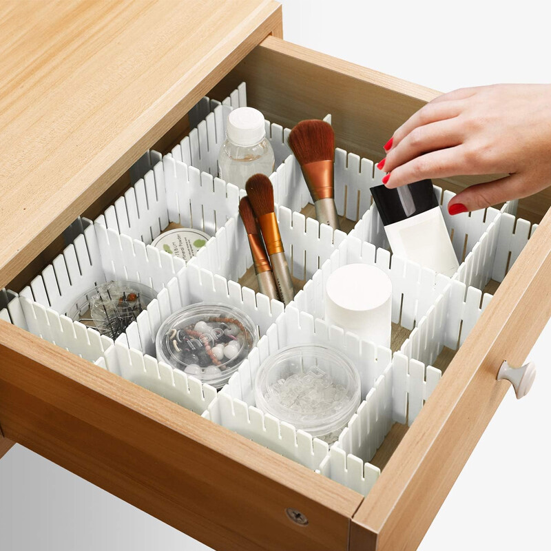 4/8 tk Reguleeritav sahtli jaotur majapidamises panipaiga vahesein Ruumisäästlik riidekapp kapi eraldaja aluspesu sokid mitmesugused