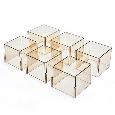 Plastikust sahtli karp ehtekarbi jaoks Vahesein Sahtli jagaja Hoiueseme Laua Korraldaja Aluspesu Korraldaja Sahtlikarp