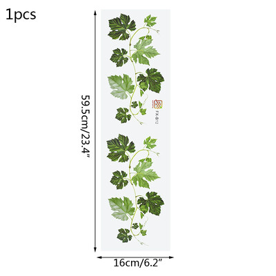 Подвижни тропически листа Цветя Стикери за стена Домашна всекидневна Декоративни зелени листа Растения Направи си сам Стикери Тапети 7